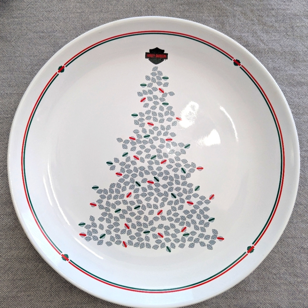 Harley-Davidson Christmas Serving Platter